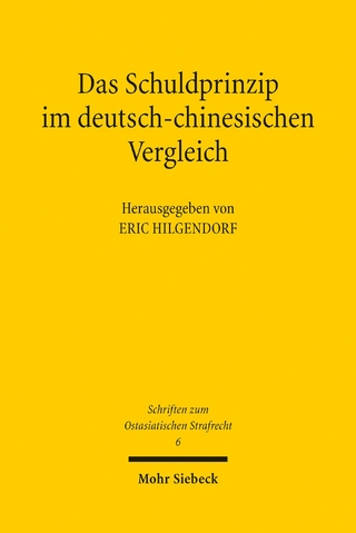 Das Schuldprinzip im deutsch-chinesischen Vergleich
