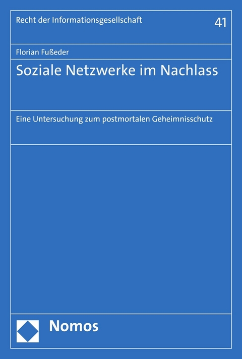 Soziale Netzwerke im Nachlass - Florian Fu&szlig;eder