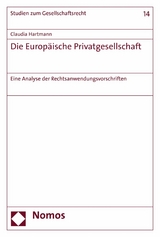 Die Europ&auml;ische Privatgesellschaft - Claudia Hartmann