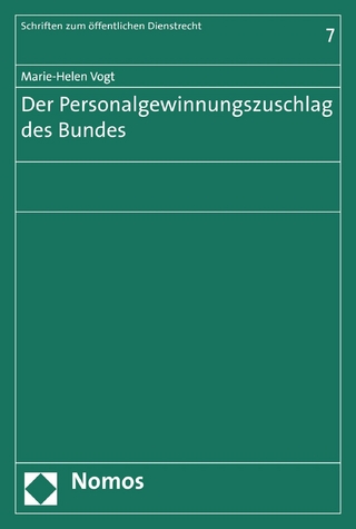 Der Personalgewinnungszuschlag des Bundes