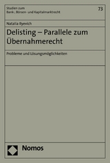 Delisting - Parallele zum &Uuml;bernahmerecht - Natalia Ilyevich