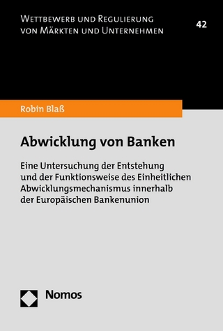 Abwicklung von Banken