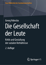 Die Gesellschaft der Leute - Georg Vobruba