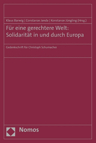 Für eine gerechtere Welt: Solidarität in und durch Europa