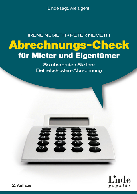 Abrechnungs-Check f&uuml;r Mieter und Eigent&uuml;mer -  Peter Nemeth,  Irene Nemeth