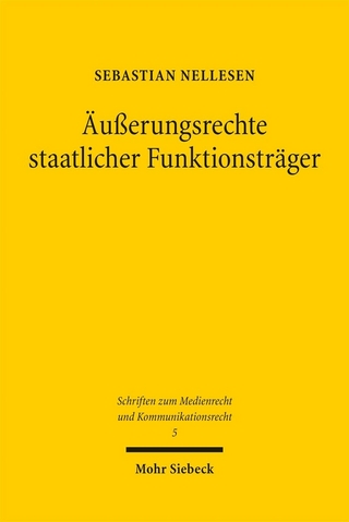 Äußerungsrechte staatlicher Funktionsträger