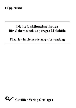 Dichtefunktionalmethoden für elektronisch angeregte Moleküle : Theorie - Implementierung - Anwendung