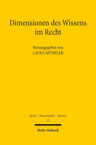 Dimensionen des Wissens im Recht
