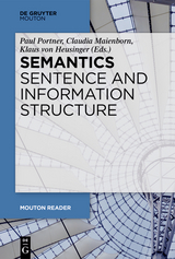 Semantics - Sentence and Information Structure - 