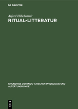 Ritual-Litteratur - Alfred Hillebrandt