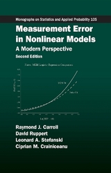 Measurement Error in Nonlinear Models - Carroll, Raymond J.; Ruppert, David; Stefanski, Leonard A.; Crainiceanu, Ciprian M.