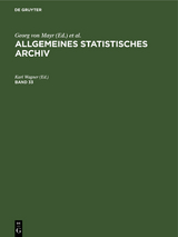 Allgemeines Statistisches Archiv. Band 33 - 