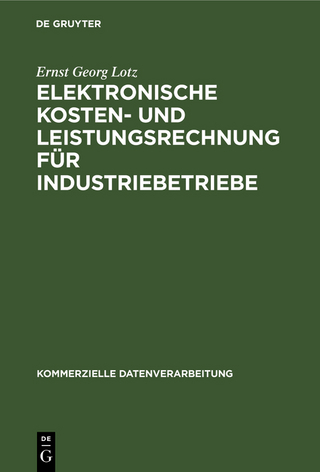 Elektronische Kosten- und Leistungsrechnung für Industriebetriebe