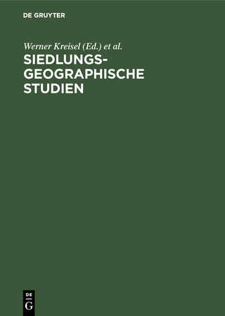 Siedlungsgeographische Studien