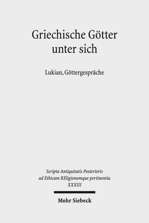 Griechische G&ouml;tter unter sich - 