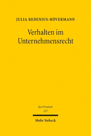 Verhalten im Unternehmensrecht