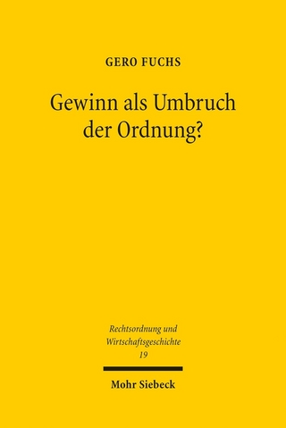 Gewinn als Umbruch der Ordnung?