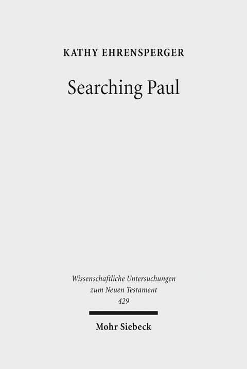 Searching Paul -  Kathy Ehrensperger
