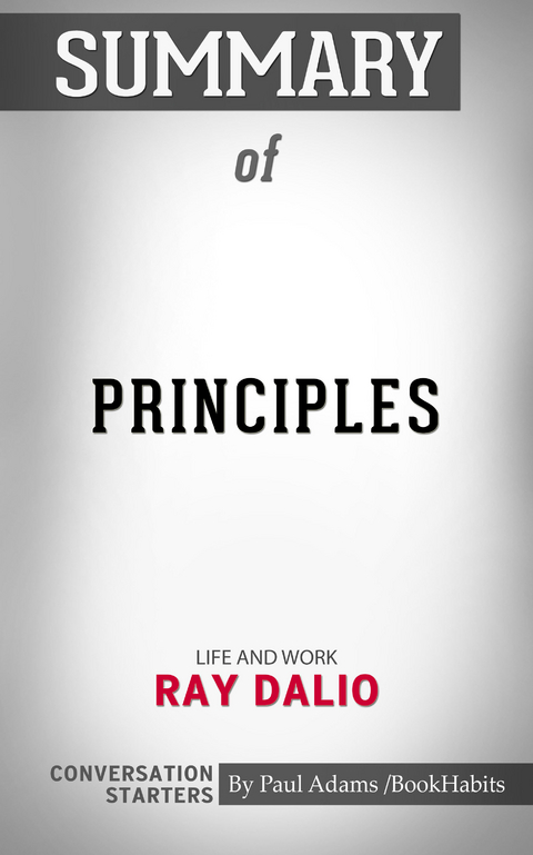Summary of Principles -  Paul Adams