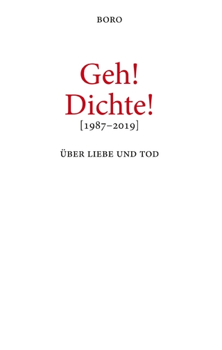Geh! Dichte!