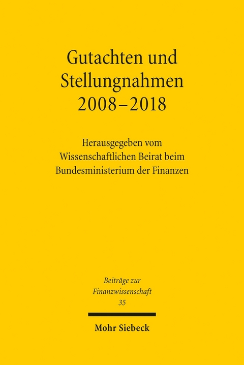 Gutachten und Stellungnahmen 2008-2018 - 