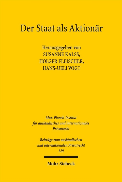 Der Staat als Aktionär - 