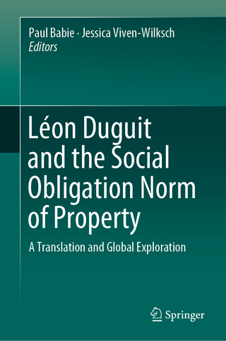 Leon Duguit and the Social Obligation Norm of Property