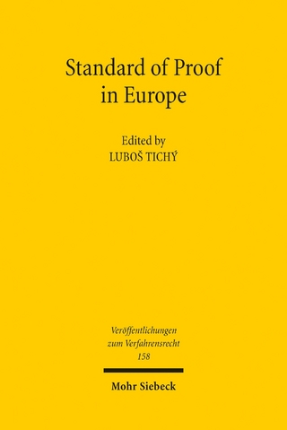 Standard of Proof in Europe