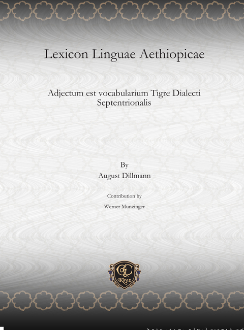 Lexicon Linguae Aethiopicae -  August Dillmann