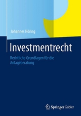 Investmentrecht - Johannes H&ouml;ring