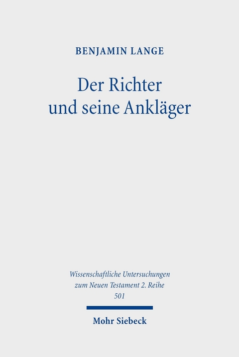 Der Richter und seine Ankl&auml;ger -  Benjamin Lange