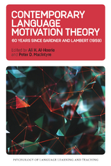 Contemporary Language Motivation Theory - 