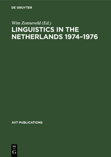 Linguistics in the Netherlands 1974&ndash;1976 - 