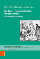 Medien - Kommunikation - &Ouml;ffentlichkeit - 