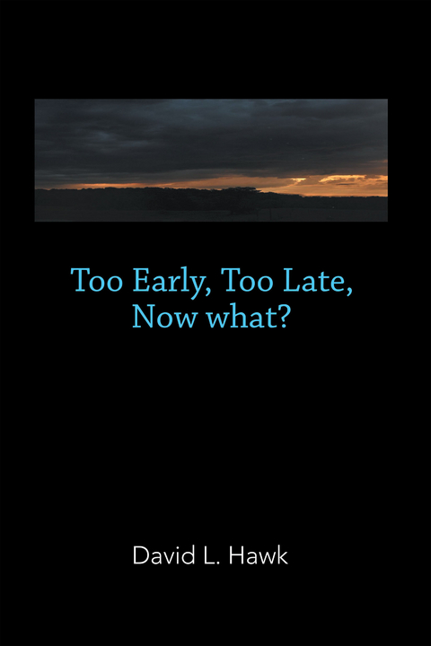 Too Early, Too Late, Now What? - David L. Hawk