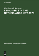 Linguistics in the Netherlands 1977&ndash;1979 - 