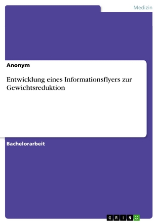 Entwicklung eines Informationsflyers zur Gewichtsreduktion