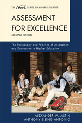 Assessment for Excellence -  anthony lising antonio,  Alexander W. Astin