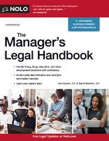 Manager's Legal Handbook,The - Lisa Guerin, Sachi Barreiro