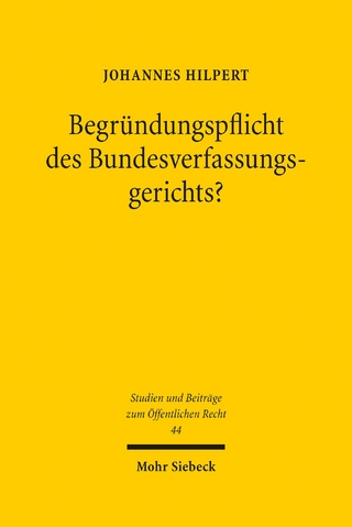 Begründungspflicht des Bundesverfassungsgerichts?