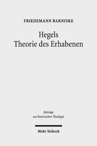Hegels Theorie des Erhabenen
