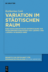 Variation im st&auml;dtischen Raum - Katharina Link
