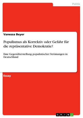 Populismus als Korrektiv oder Gefahr für die repräsentative Demokratie?