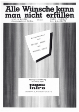 Alle W&uuml;nsche kann man nicht erf&uuml;llen - J. Heider, M. Binder