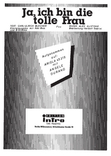 Ja, ich bin die tolle Frau - Carl-Ulrich Blecher, Alex Alstone