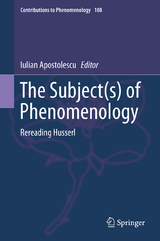 The Subject(s) of Phenomenology - 