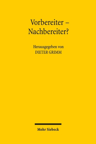 Vorbereiter - Nachbereiter?