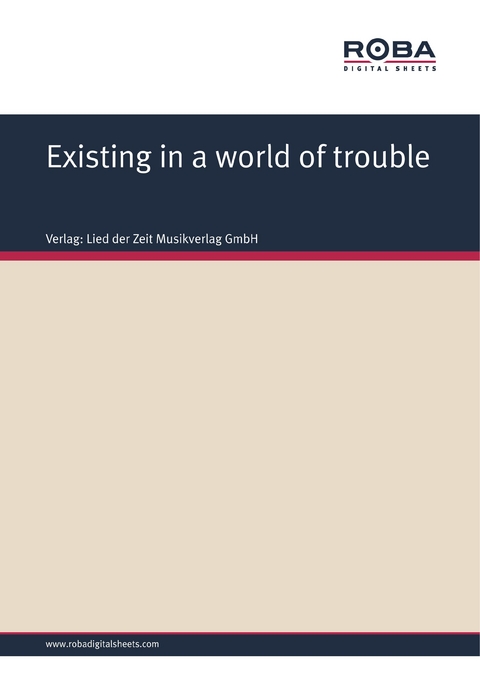 Existing in a world of trouble - Johnny Thompson