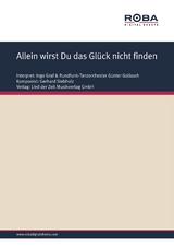 Allein wirst Du das Gl&uuml;ck nicht finden - Wolfgang Brandenstein