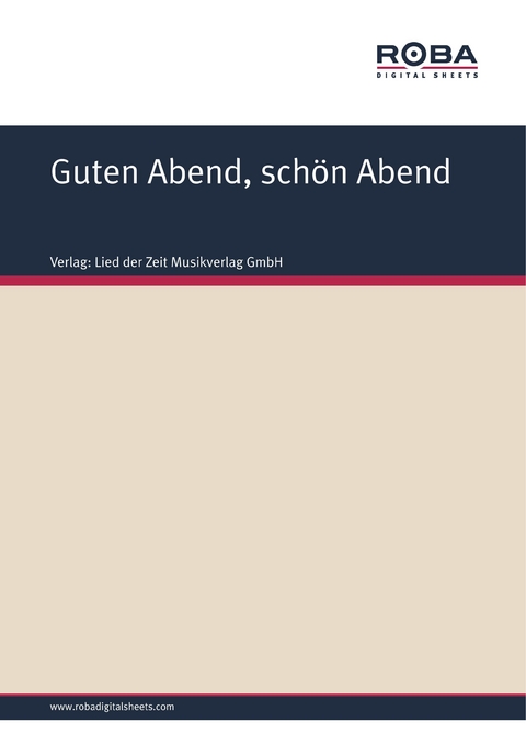 Guten Abend, sch&ouml;n Abend -  Volksweise